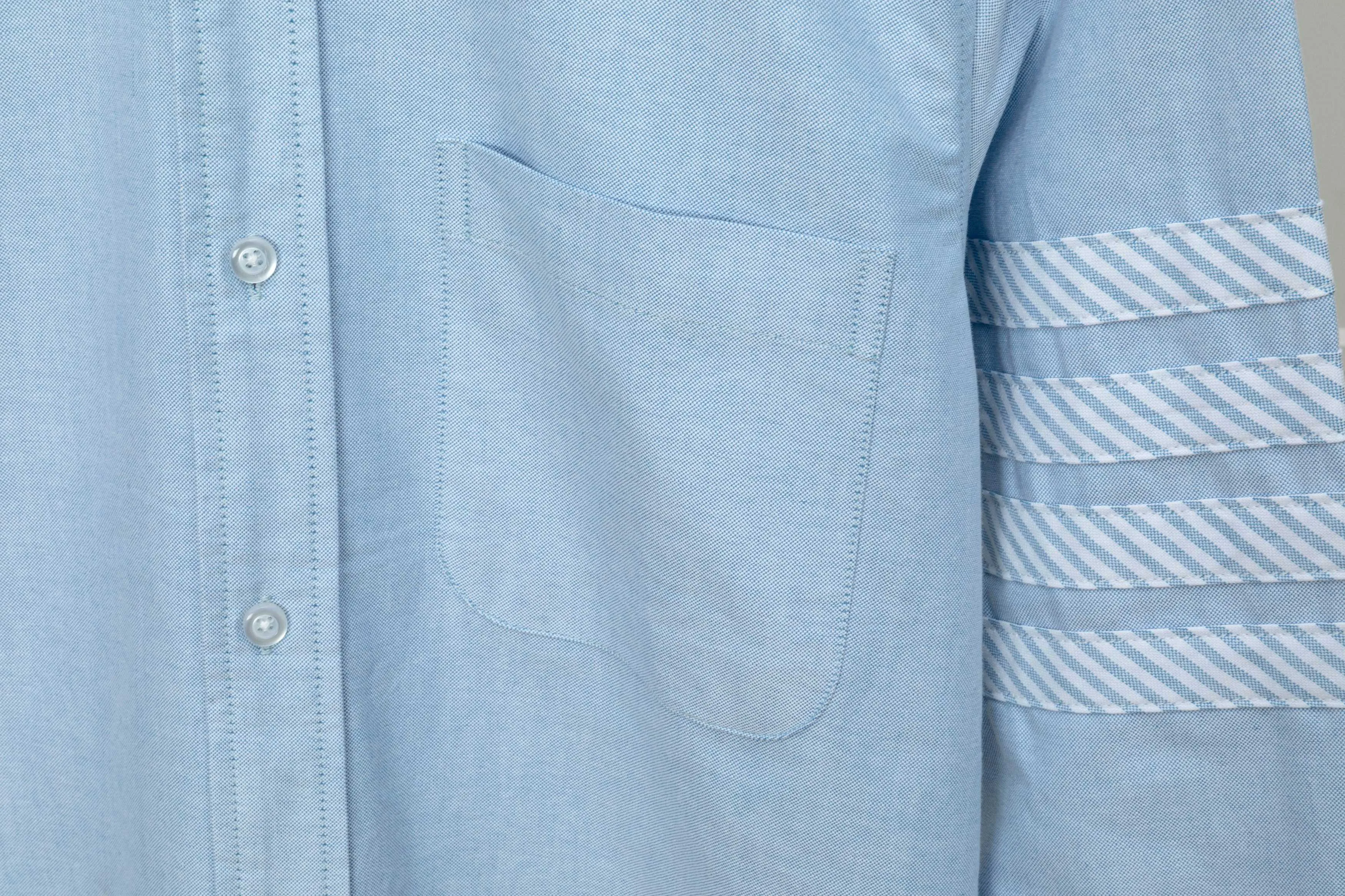 THOM BROWNE Blue 👔Classic ， ， ， ， ， ， In Stock， ， ：White Blue Sizes：0-4